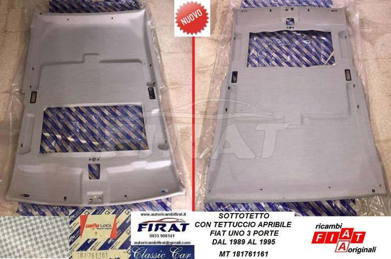 SOTTOTETTO FIAT UNO 3 PORTE 89 - 95 CON TETTO APRIBILE